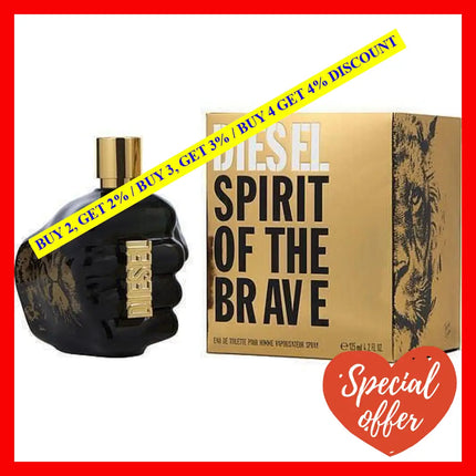 Spirit Of The Brave By Diesel For Men - 4.2 Oz Edt Spray