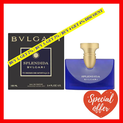 Splendida Tubereuse Mystique By Bvlgari For Women - 3.4 Oz Edp Spray