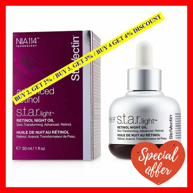 Star Light Retinol Night Oil By Strivectin For Unisex - 1 Oz