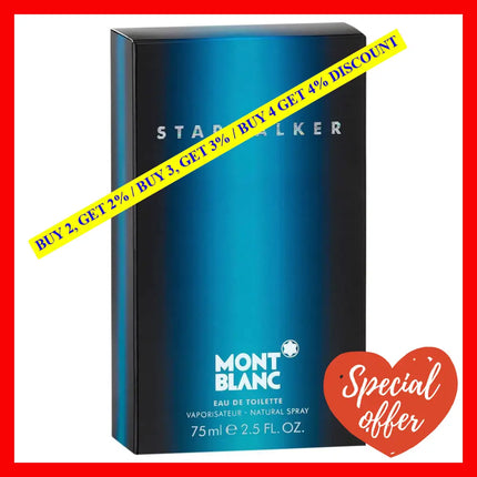Starwalker By Mont Blanc For Men - 2.5 Oz Edt Spray