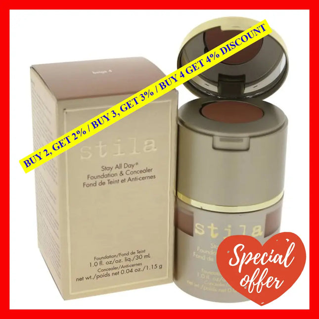 Stay All Day Foundation & Concealer - # 4 Beige By Stila For Women 1 Oz Makeup