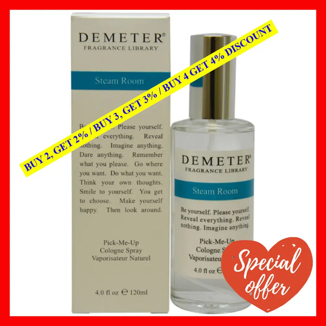 Steam Room By Demeter For Women - 4 Oz Cologne Spray