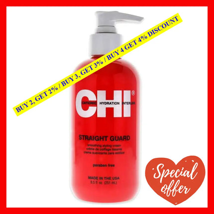Straight Guard Smoothing Styling Cream By Chi For Unisex - 8.5 Oz