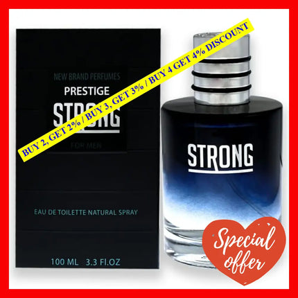 Strong By New Brand For Men - 3.3 Oz Edt Spray