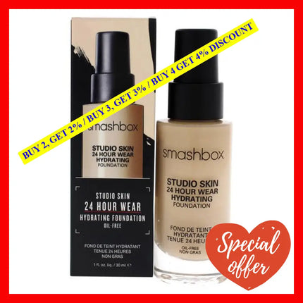 Studio Skin 24 Hour Wear Hydrating Foundation - 1.05 Fair With Warm Olive Undertone By Smashbox For