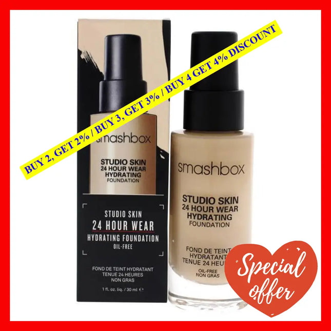 Studio Skin 24 Hour Wear Hydrating Foundation - 1.05 Fair With Warm Olive Undertone By Smashbox For