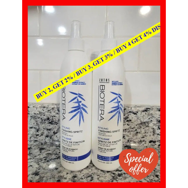 Styling Finishing Spritz By Biotera For Unisex - 13.5 Oz Hair Spray