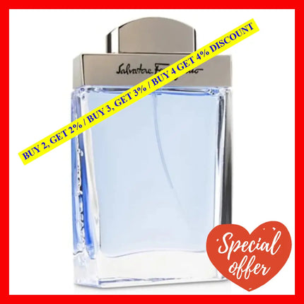 Subtil Homme Salvatore Ferragamo Eau De Toilette Spray 1.7 Oz 50 Ml For Men