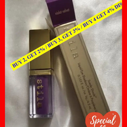 Suede Shade Liquid Eyeshadow - Violet Velve By Stila For Women 0.153 Oz
