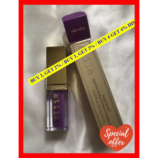 Suede Shade Liquid Eyeshadow - Violet Velve By Stila For Women 0.153 Oz