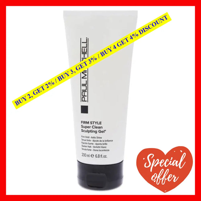 Super Clean Sculpting Gel By Paul Mitchell For Unisex - 6.8 Oz