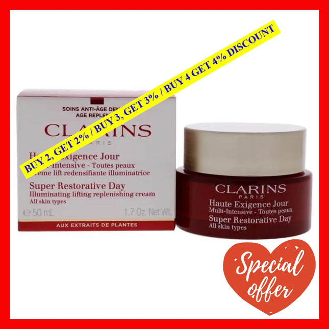 Super Restorative Day Cream By Clarins For Unisex - 1.7 Oz