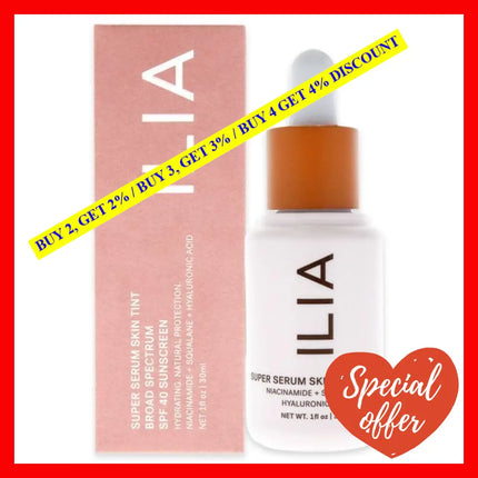 Super Serum Skin Tint Foundation Spf 40 - St13 Kamari By Ilia Beauty For Women 1 Oz