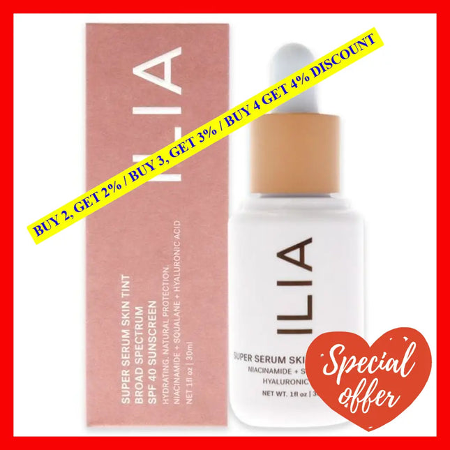 Super Serum Skin Tint Foundation Spf 40 - St5 Bom By Ilia Beauty For Women 1 Oz