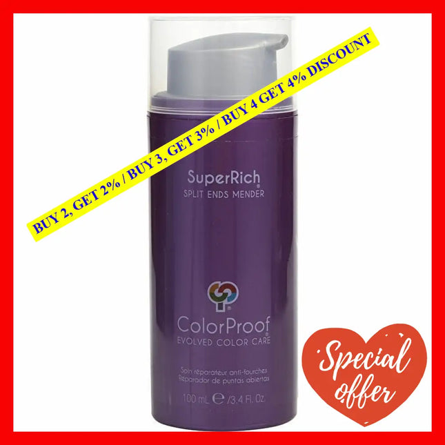 Superrich Split Ends Mender By Colorproof For Unisex - 3.4 Oz Treatment