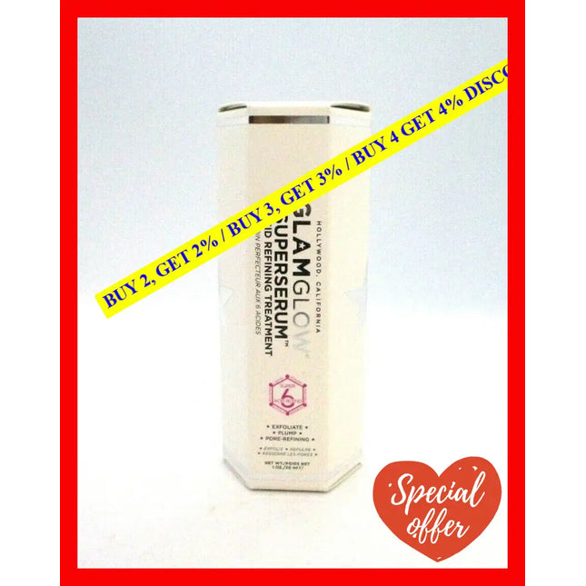 Superserum 6-Acid Refining Treatment By Glamglow For Unisex - 1 Oz