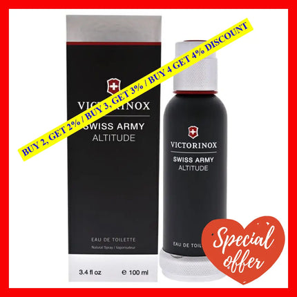 Swiss Army Altitude By For Men - 3.4 Oz Edt Spray