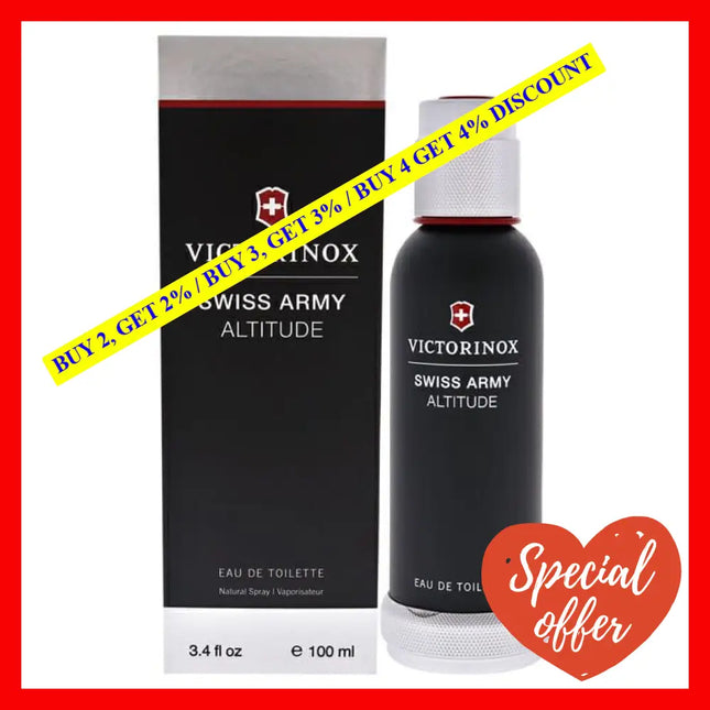 Swiss Army Altitude By For Men - 3.4 Oz Edt Spray