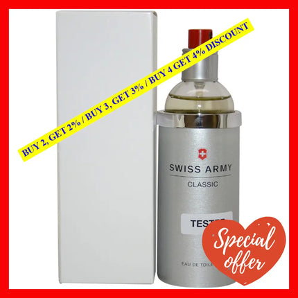 Swiss Army By For Men - 3.4 Oz Edt Spray (Tester)