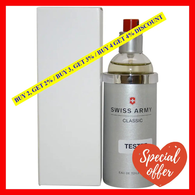 Swiss Army By For Men - 3.4 Oz Edt Spray (Tester)