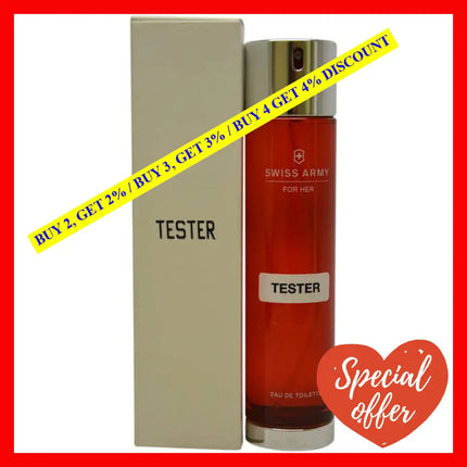 Swiss Army By For Women - 3.4 Oz Edt Spray (Tester)