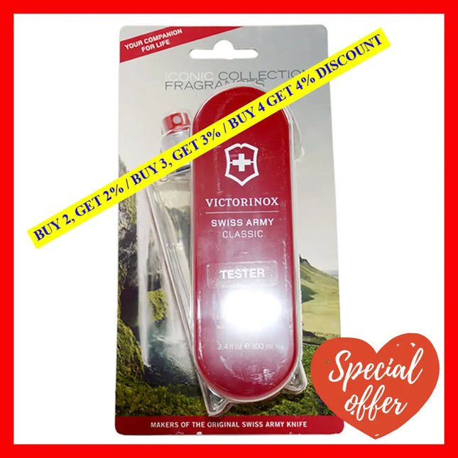 Swiss Army Classic By For Men - 3.4 Oz Edt Spray (Iconic Collection) (Tester)