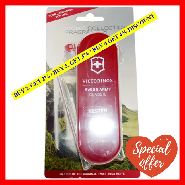 Swiss Army Classic By For Men - 3.4 Oz Edt Spray (Iconic Collection) (Tester)