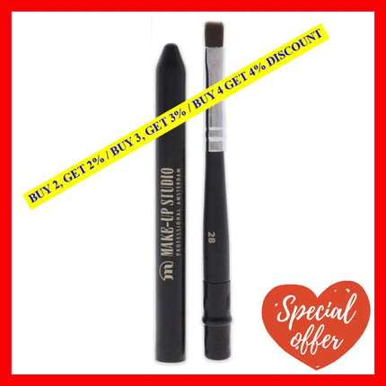 Synthetic Brush Nylon - 28 Flat By Make-Up Studio For Women 1 Pc