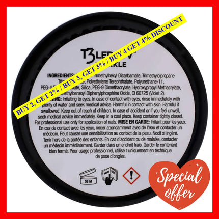 T3 Cool Cure Versatility Gel - Gold Dust By Cuccio Pro For Women 1 Oz Nail