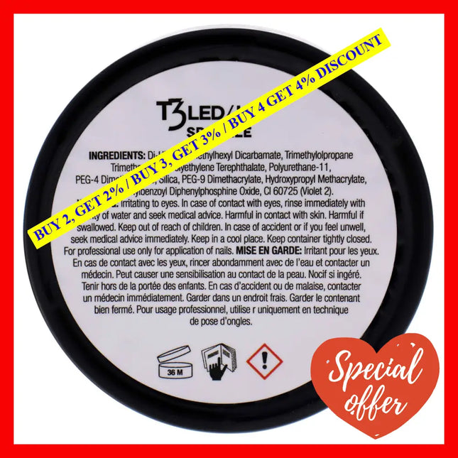 T3 Cool Cure Versatility Gel - Platinum By Cuccio Pro For Women 1 Oz Nail