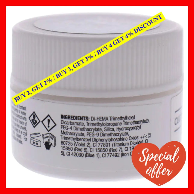 T3 Cool Cure Versatility Gel - Self Leveling Opaque Petal Pink By Cuccio Pro For Women 0.25 Oz Nail