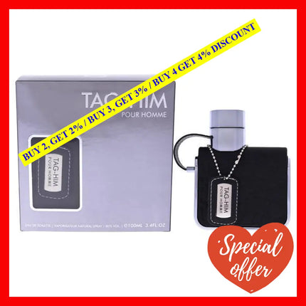 Tag Him Pour Homme By Armaf For Men - 3.4 Oz Edp Spray