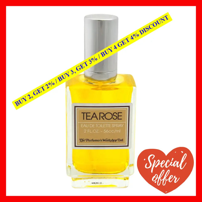 Tea Rose By Perfumers Workshop For Women - 2 Oz Edt Spray