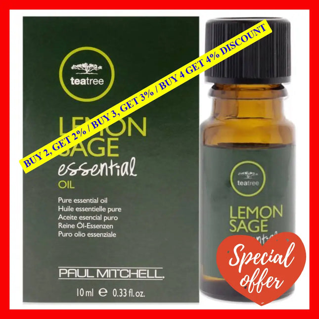 Tea Tree Essential Oil - Lemon Sage By Paul Mitchell For Unisex 0.33 Oz
