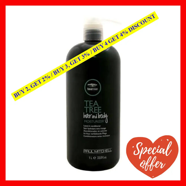 Tea Tree Hair And Body Moisturizer By Paul Mitchell For Unisex - 33.8 Oz