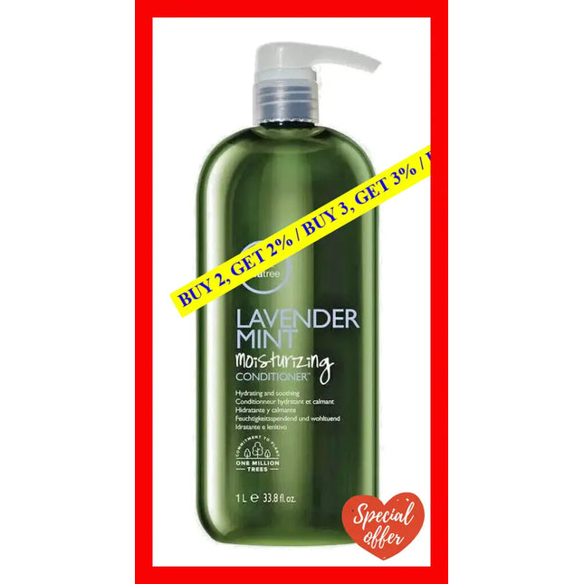 Tea Tree Lavender Mint Moisturizing Conditioner By Paul Mitchell For Unisex - 33.8 Oz