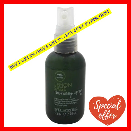 Tea Tree Lemon Sage Thickening Spray By Paul Mitchell For Unisex - 2.5 Oz