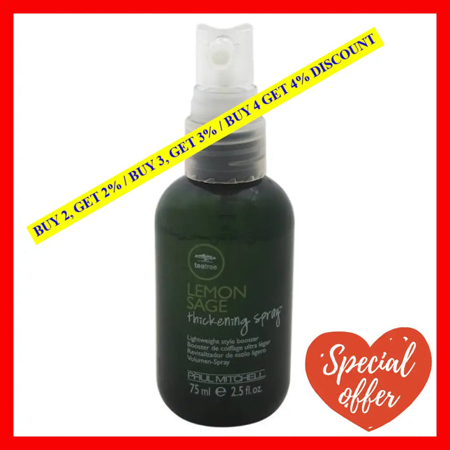 Tea Tree Lemon Sage Thickening Spray By Paul Mitchell For Unisex - 2.5 Oz