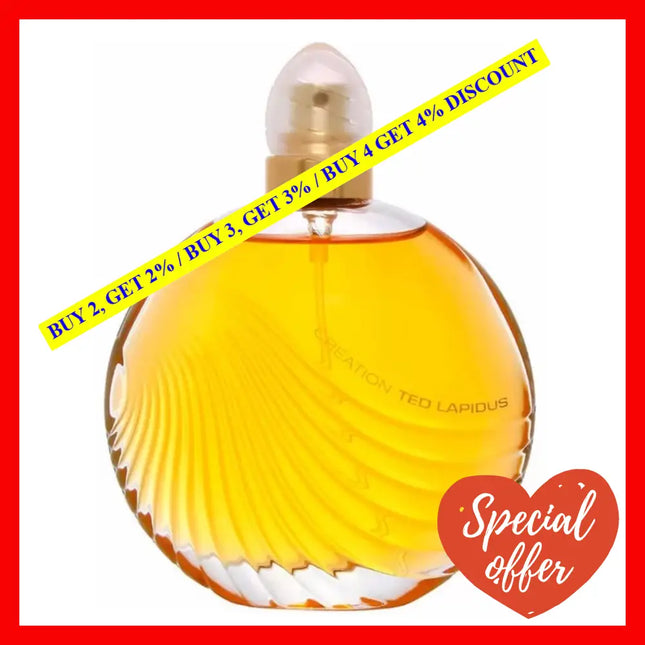 Ted Lapidus Creation For Women Eau De Toilette Ml Spray 3.4 Oz / 100
