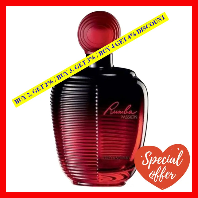 Ted Lapidus Rumba Passion For Women Eau De Toilette 3.33 Oz 100 Ml Women