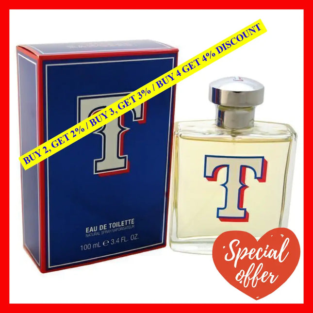 Texas Rangers By For Men - 3.4 Oz Edt Spray