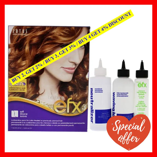 Texture Efx Color Treated Perm By Zotos For Unisex - 1 Application Treatment