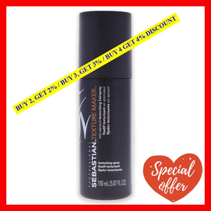 Texture Maker Texturizing Spray By Sebastian For Unisex - 5.07 Oz Hair