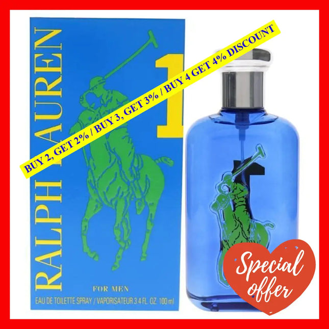 The Big Pony Collection - 1 By Ralph Lauren For Men 3.4 Oz Edt Spray (The Bracelet Edition)