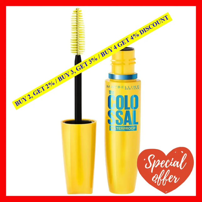 The Colossal Volum Express Waterproof Mascara - # 241 Classic Black By Maybelline For Women 0.27 Oz