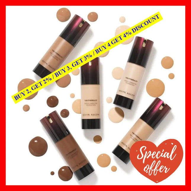The Etherealist Skin Illuminating Foundation - Ef 09 Medium By Kevyn Aucoin For Women 0.95 Oz