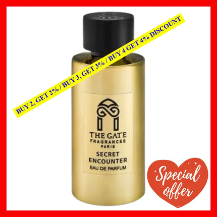 The Gate Fragrances Paris Secret Encounter 3.4 Oz - 100Ml Eau De Parfum Oz / 100 Ml
