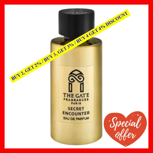 The Gate Fragrances Paris Secret Encounter 3.4 Oz - 100Ml Eau De Parfum Oz / 100 Ml