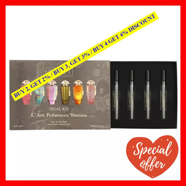 The Merchant Of Venice Murano Collection Trial Kit 6X5Ml Eau De Parfum Vials