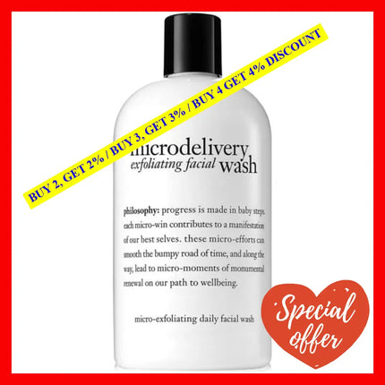 The Microdelivery Exfoliating Facial Wash By Philosophy For Unisex - 16 Oz Cleanser